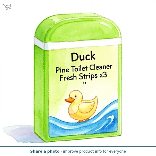 Duck Pine Toilet Cleaner Fresh Strips x3