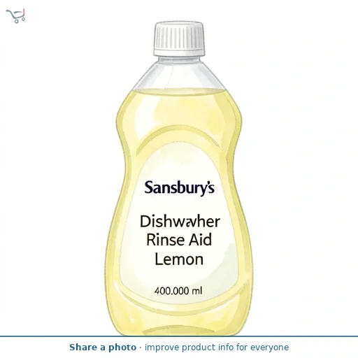 Sainsbury's Dishwasher Rinse Aid Lemon 400ml