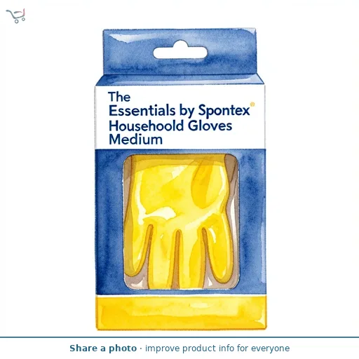 The Essentials by Spontex Household Gloves Medium