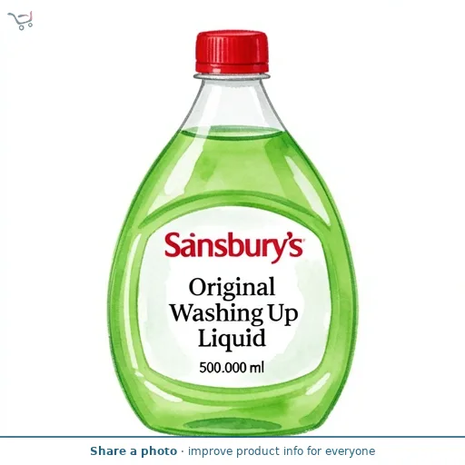 Sainsbury's Original Washing Up Liquid 500ml