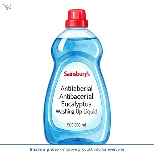 Sainsbury's Antibacterial Eucalyptus Washing Up Liquid 500ml