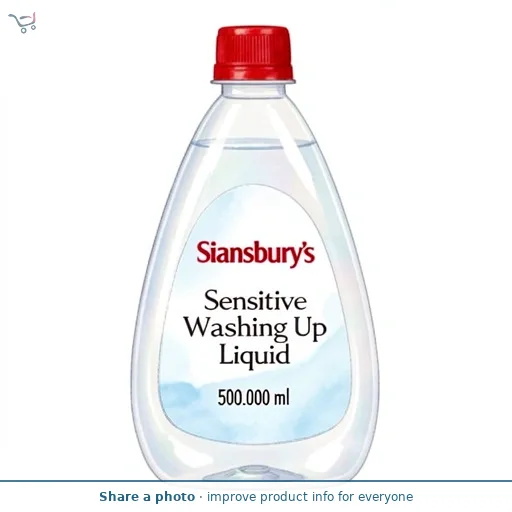 Sainsbury's Sensitive Washing Up Liquid 500ml