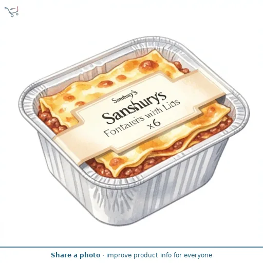 Sainsbury's Foil Containers with Lids x6
