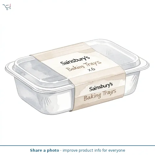 Sainsbury's Baking Trays x6