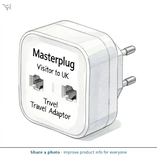 Masterplug Visitor to UK Travel Adaptor