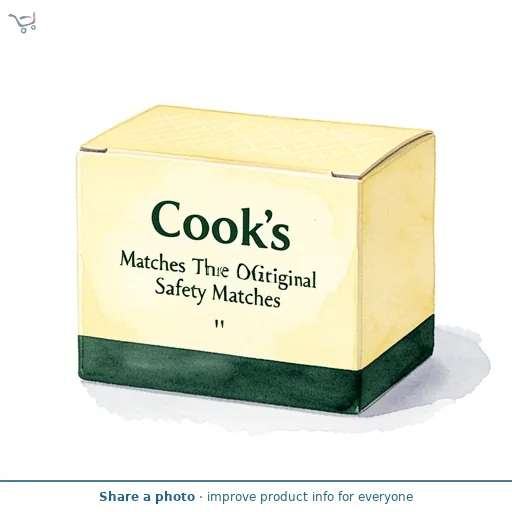 Cook's Matches The Original Kitchen Safety Matches