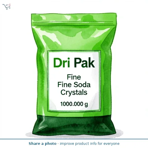 Dri Pak Fine Soda Crystals 1kg