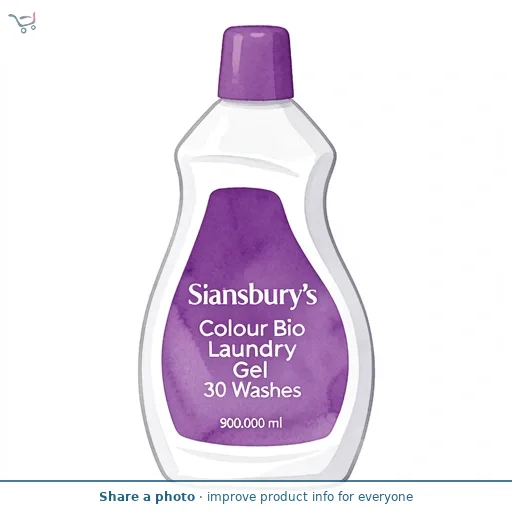 Sainsbury's Colour Bio Laundry Gel 30 Washes 900ml