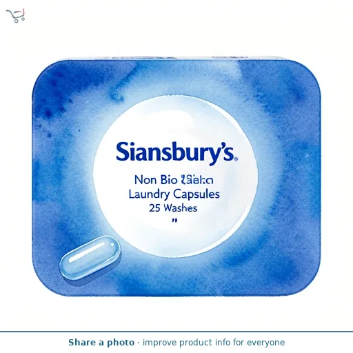 Sainsbury's Non Bio Laundry Capsules 25 Washes