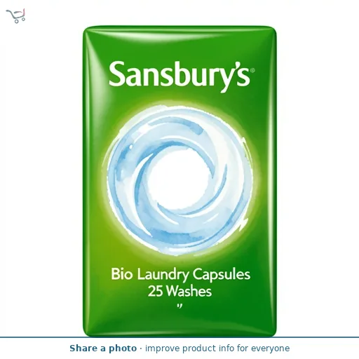Sainsbury's Bio Laundry Capsules 25 Washes