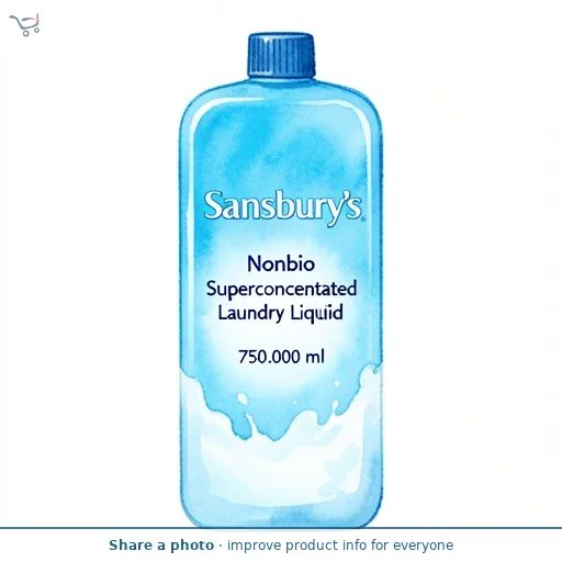 Sainsbury's Nonbio Superconcentrated Laundry Liquid 750ml