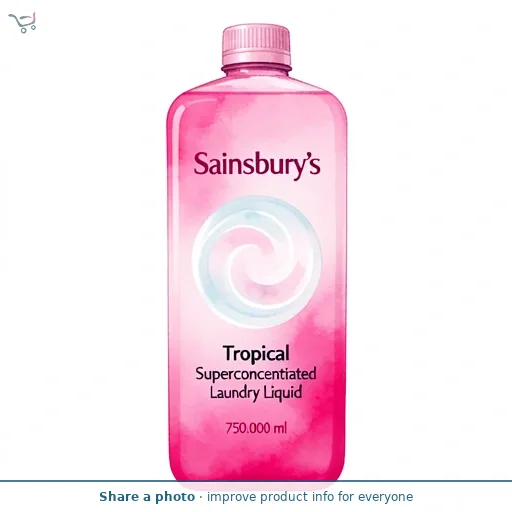 Sainsbury's Tropical Superconcentrated Laundry Liquid 750ml