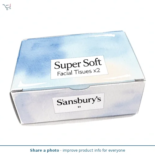 Sainsbury's Super Soft Facial Tissues x2
