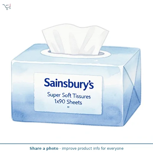 Sainsbury's Super Soft Tissues 1x90 Sheets