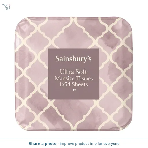 Sainsbury's Ultra Soft Mansize Tissues Compact 1x54 Sheets