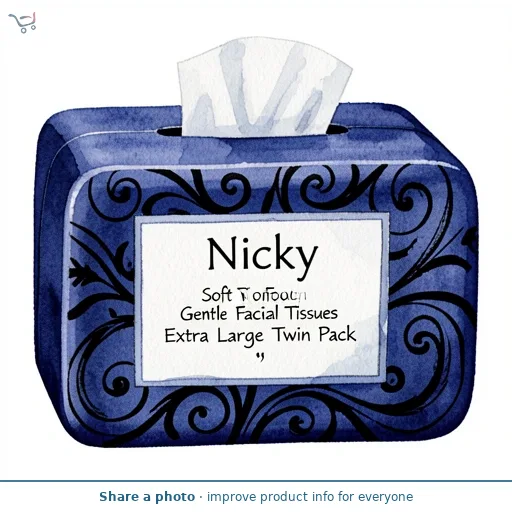 Nicky Soft Touch Gentle Facial Tissues Extra Large Twin Pack