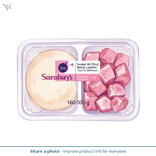 Sainsbury's Smoked Air Dried Bacon Lardons, Taste the Difference 160g