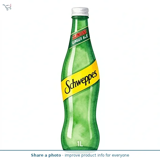 Schweppes Slimline Canada Dry Ginger Ale 1L Bottle