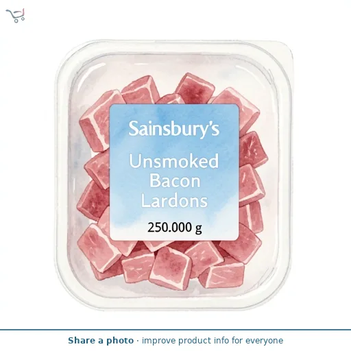 Sainsbury's Unsmoked Bacon Lardons 2x125g
