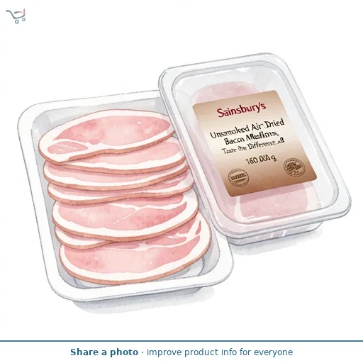 Sainsbury's Unsmoked Air Dried Bacon Medallions, Taste the Difference x8 160g