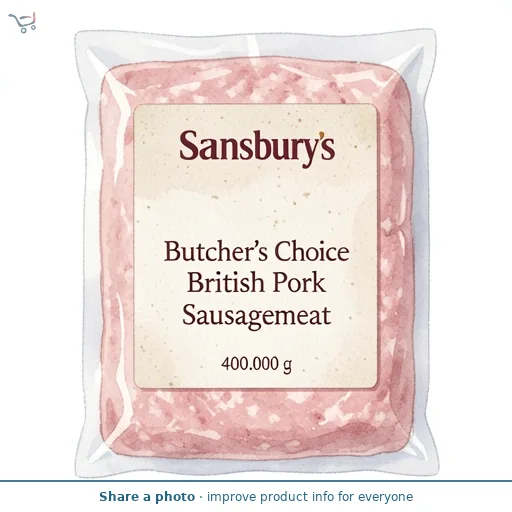 Sainsbury's Butcher's Choice British Pork Sausagemeat 400g