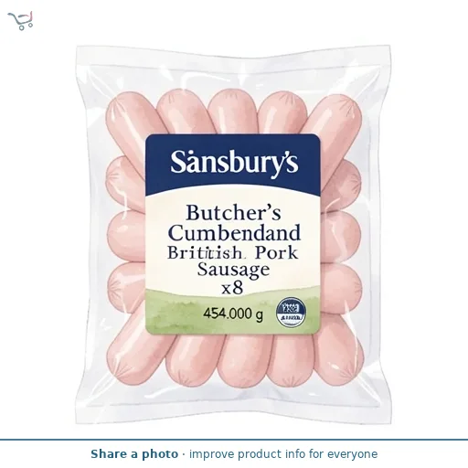 Sainsbury's Butcher's choice Cumberland British Pork Sausage x8 454g