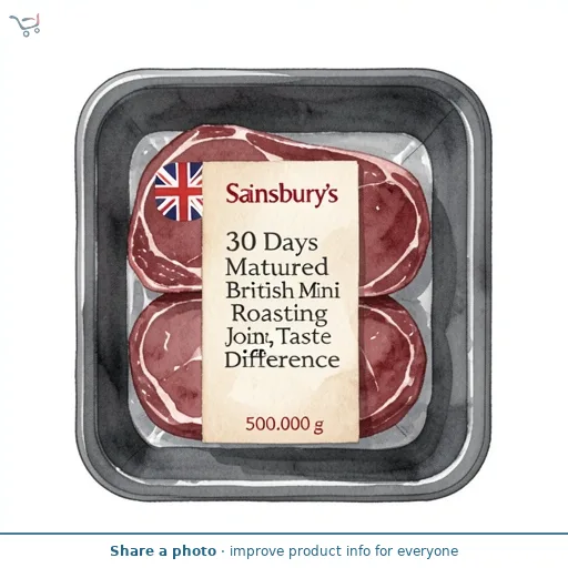 Sainsbury's 30 Days Matured British Beef Mini Roasting Joint, Taste the Difference 500g