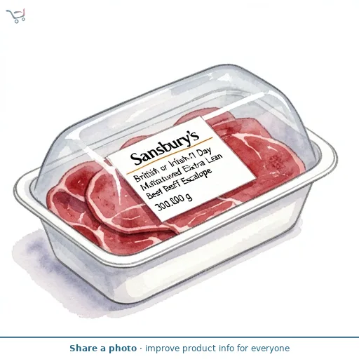 Sainsbury's British or Irish 21 Day Matured Extra Lean Beef Escalope 300g