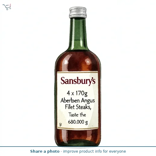 Sainsbury's 4 x 170g Aberdeen Angus Fillet Steaks, Taste the Difference