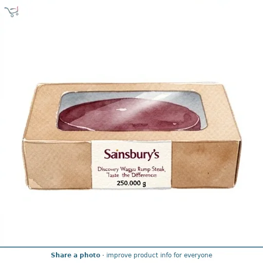 Sainsbury's Discovery Wagyu Rump Steak, Taste the Difference 250g