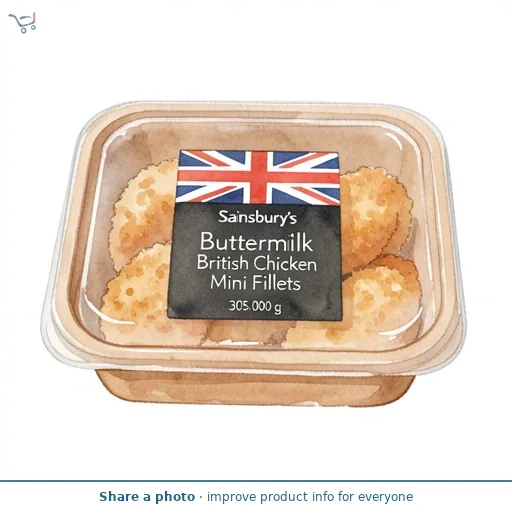 Sainsbury's Buttermilk British Chicken Mini Fillets 305g