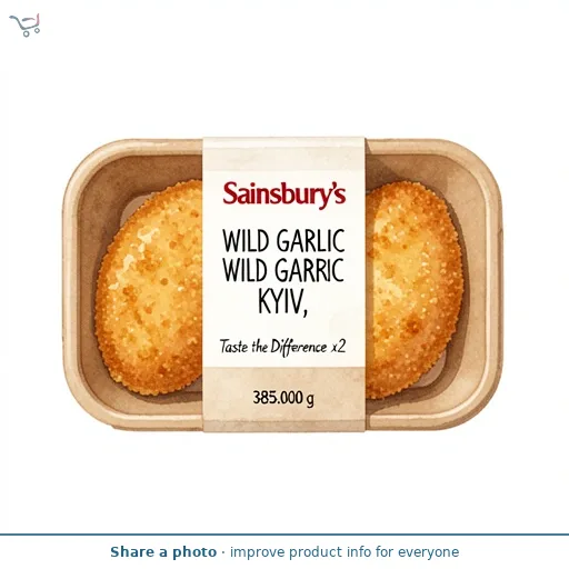 Sainsbury's Wild Garlic Kyiv, Taste the Difference x2 385g