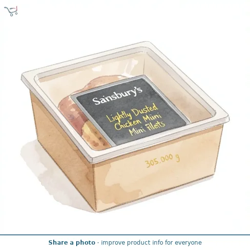 Sainsbury's Lightly Dusted Chicken Mini Fillets 305g