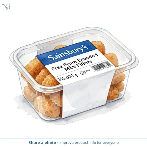 Sainsbury's Free From Breaded Mini Fillets 305g