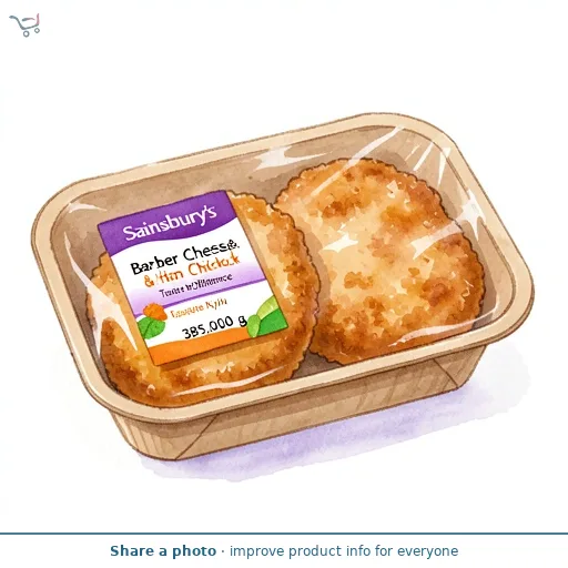 Sainsbury's Barber Cheese & Ham Hock Chicken Kyiv, Taste the Difference 385g