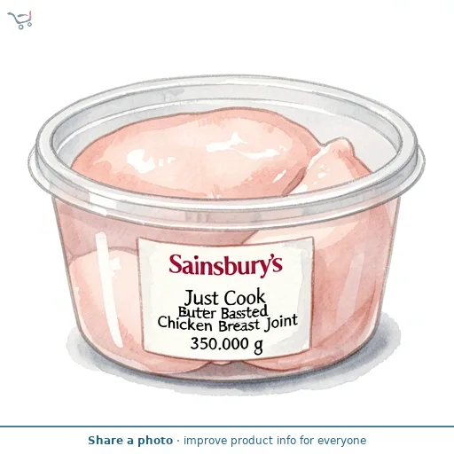 Sainsbury's Just Cook Butter Basted Chicken Breast Joint 350g