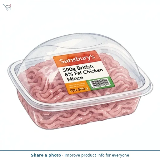 Sainsbury's 500g British 6% Fat Chicken Mince