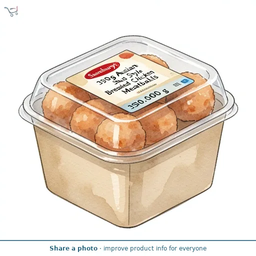 Sainsbury's 350g Asian Style Breaded Chicken Meatballs