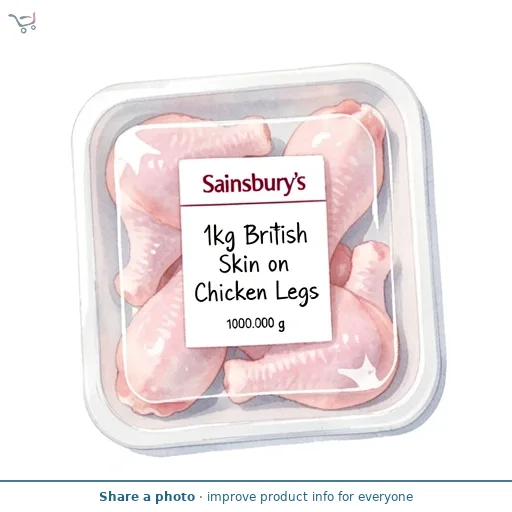 Sainsbury's 1kg British Fresh Skin on Chicken Legs