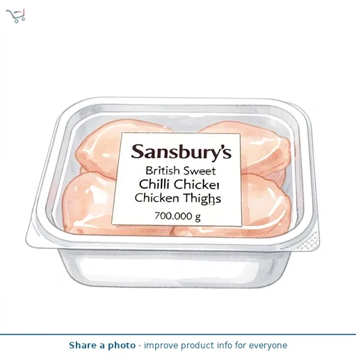 Sainsbury's British Sweet Chilli Chicken Thighs 700g
