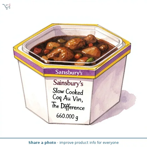 Sainsbury's Slow Cooked Coq Au Vin, Taste the Difference 660g