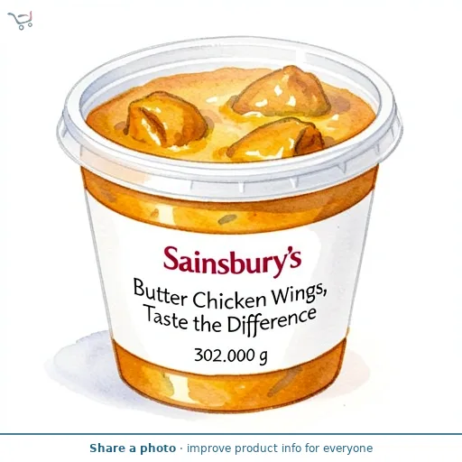 Sainsbury's Discovery 302g Butter Chicken Wings, Taste the Difference