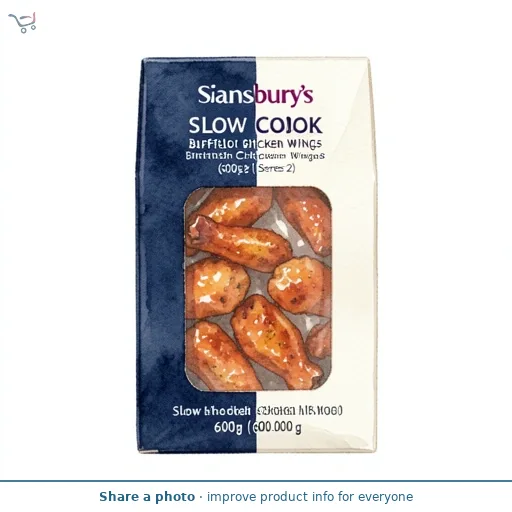 Sainsbury's Slow Cook Buffalo British Chicken Wings 600g (Serves 2)