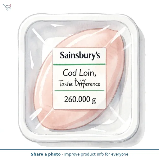 Sainsbury's Cod Loin, Taste the Difference 260g