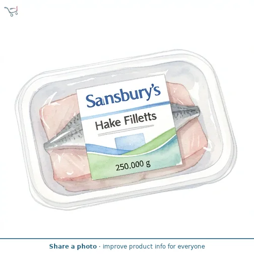 Sainsbury's Hake Fillets 250g