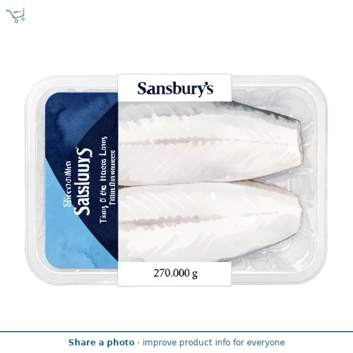Sainsbury's Skin on MSC Haddock Loins, Taste the Difference 270g