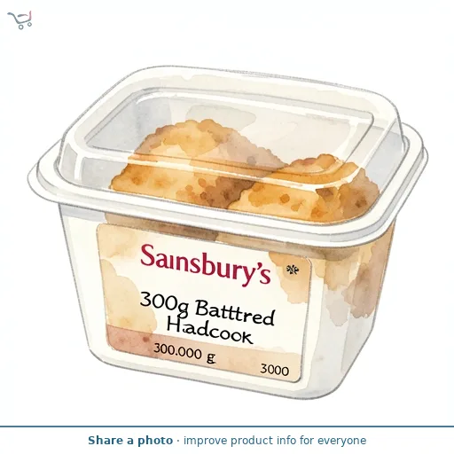 Sainsbury's 300g Battered Haddock