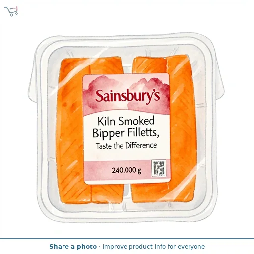 Sainsbury's Kiln Smoked British Kipper Fillets, Taste the Difference 240g
