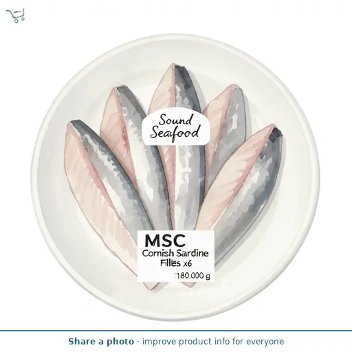 Sound Seafood MSC Cornish Sardine Fillets x6 180g