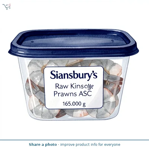 Sainsbury's Raw King Prawns ASC 165g